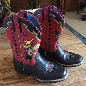 Boys Ariat 4LR Buckaroo Blaze Cowboy Boots